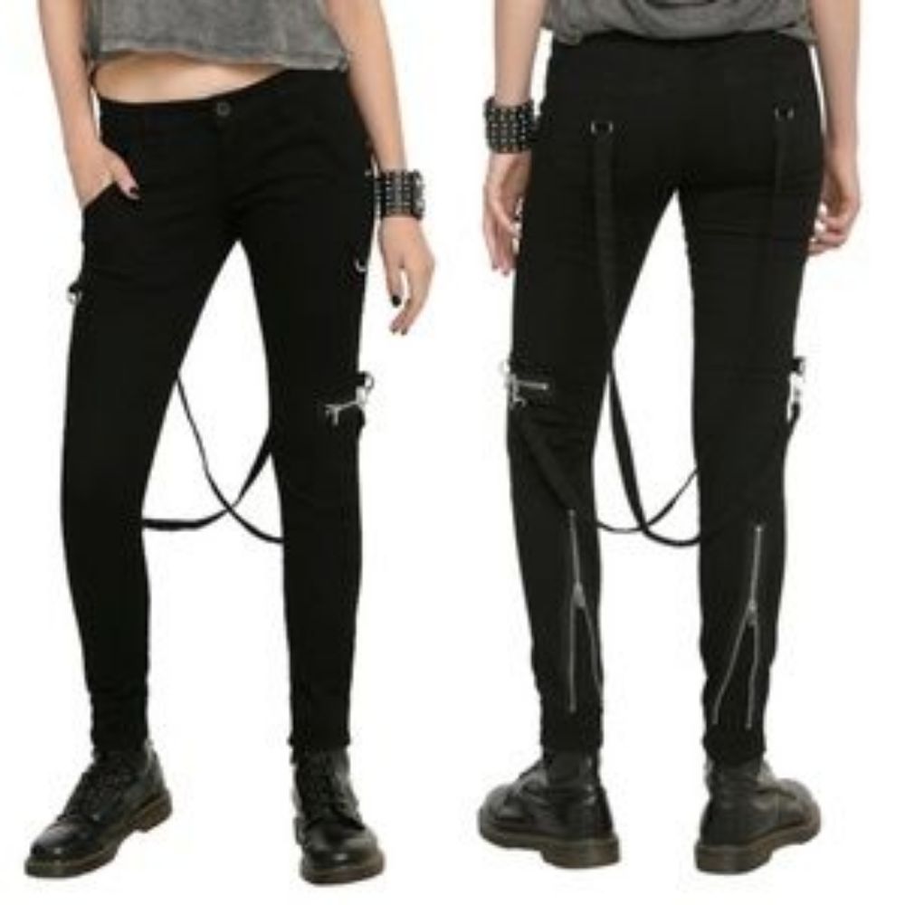Royal Bones Women's Suspender Pants Size 13